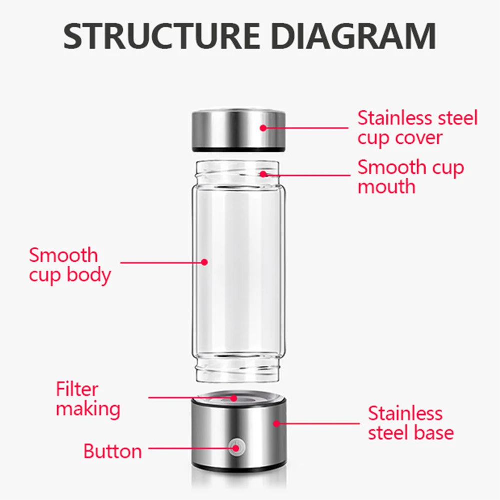 Stainless Steal Hydrogen Water Generator 