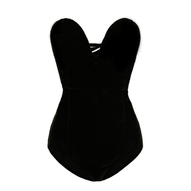 Soft velvet bodysuit. Dress it up or down, perfect for any occasion