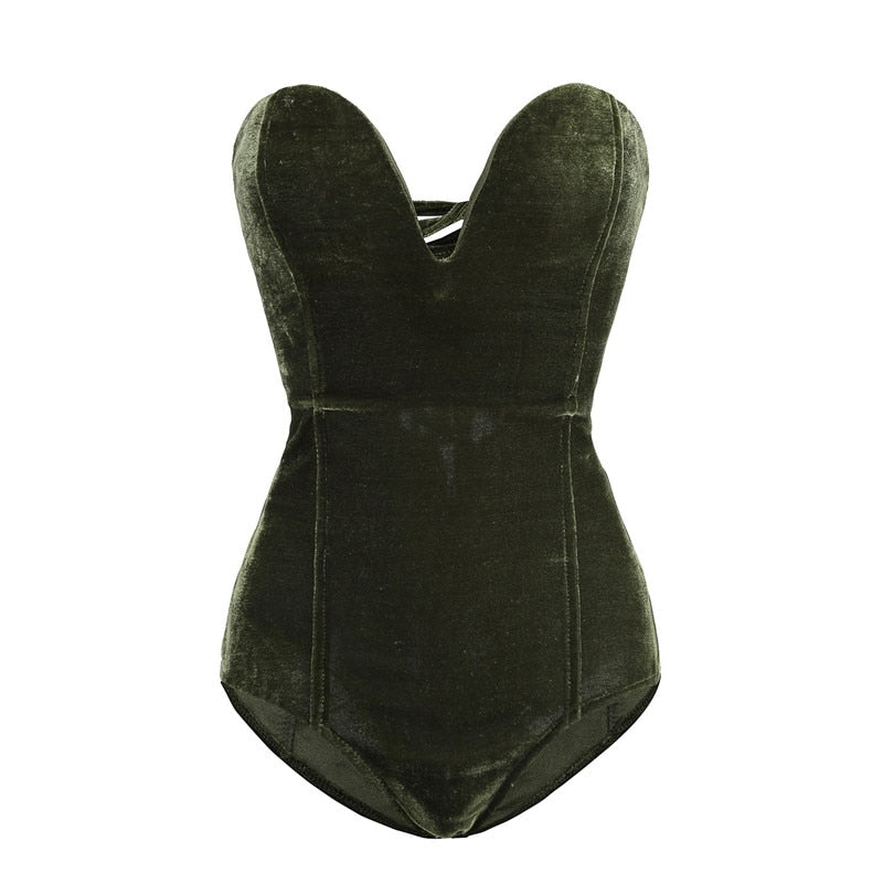 Soft velvet bodysuit. Dress it up or down, perfect for any occasion