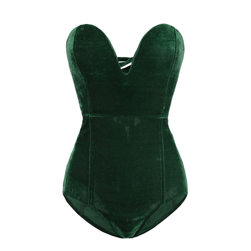 Soft velvet bodysuit. Dress it up or down, perfect for any occasion