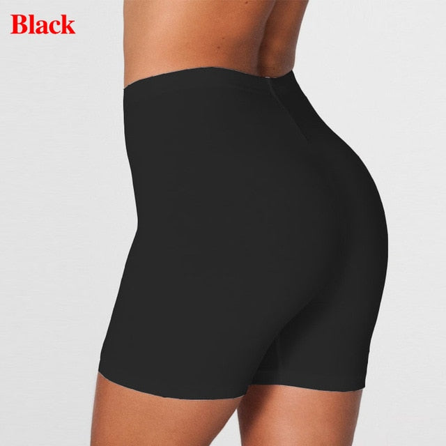 Elastic High Waist Shorts