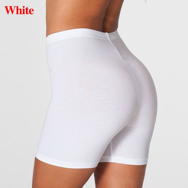 Elastic High Waist Shorts