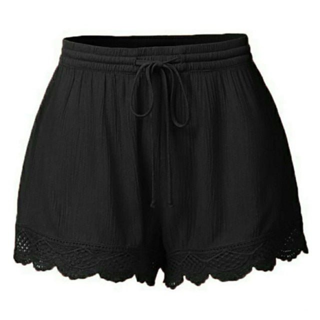 Lace Trim Shorts