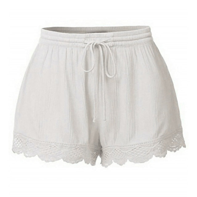 Lace Trim Shorts