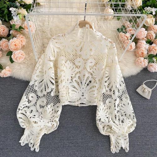 Cream Lace Blouse