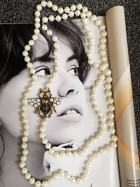 Handmade Pearl Bee Jewelry