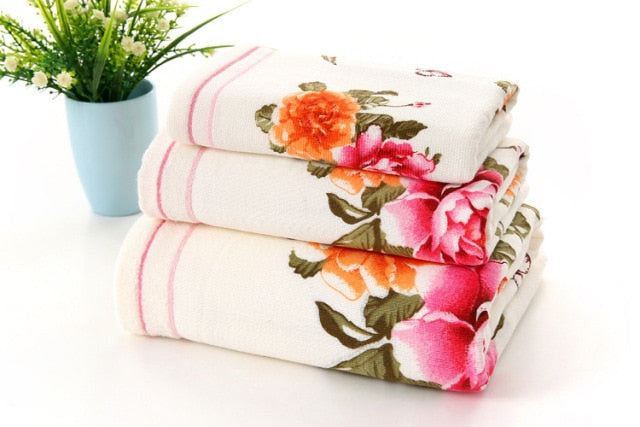 Luxury 100% Cotton Beach Towel & Bathroom Set