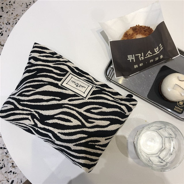 Zebra Print Fashion Make-up Bag