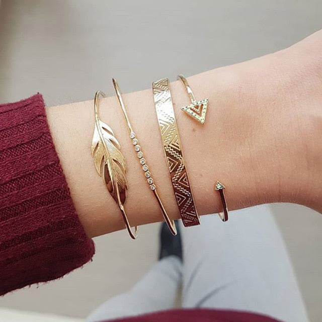 Four Piece Boho Bracelet