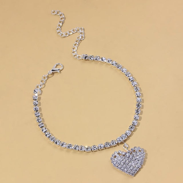 Rhinestone Anklet