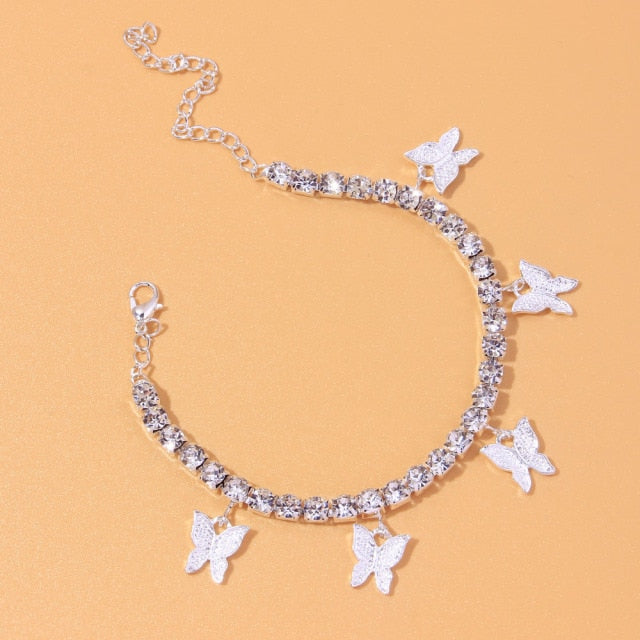 Rhinestone Anklet