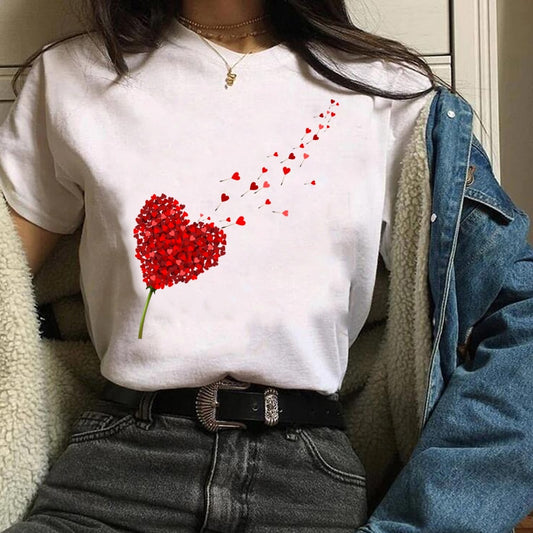 Heart Valentine Fashion T-Shirt