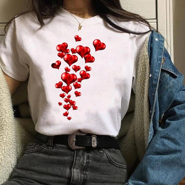 Heart Valentine Fashion T-Shirt