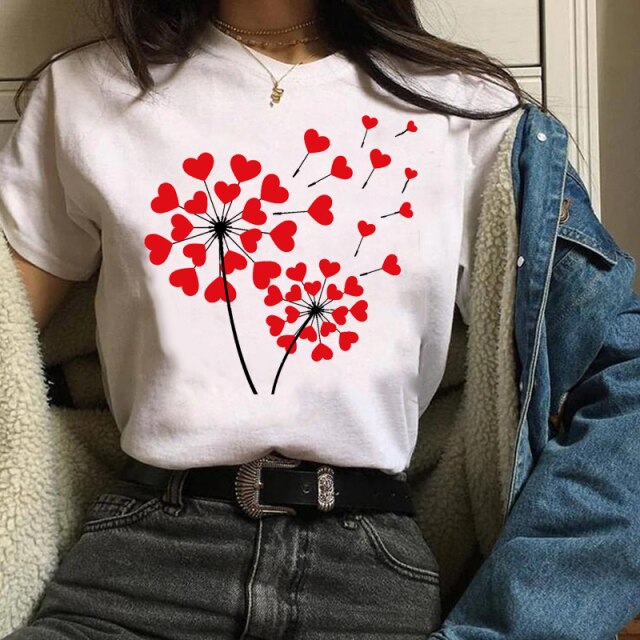 Heart Valentine Fashion T-Shirt