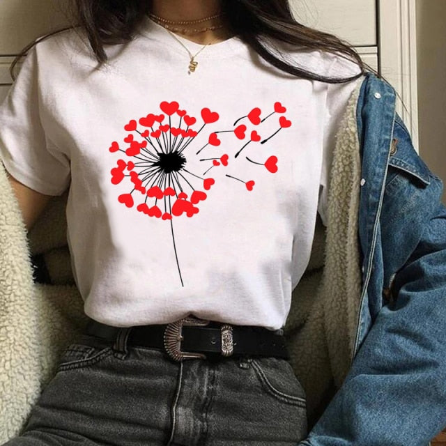 Heart Valentine Fashion T-Shirt