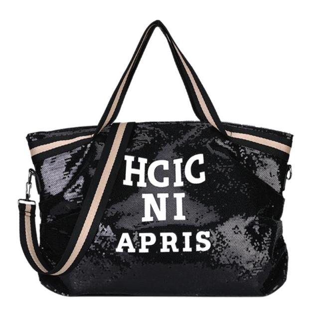 Black Sequin Take Anywhere Bag