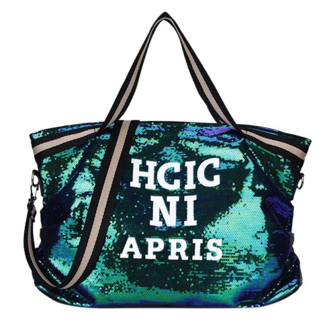 Green Sequin Take Anywhere Bag