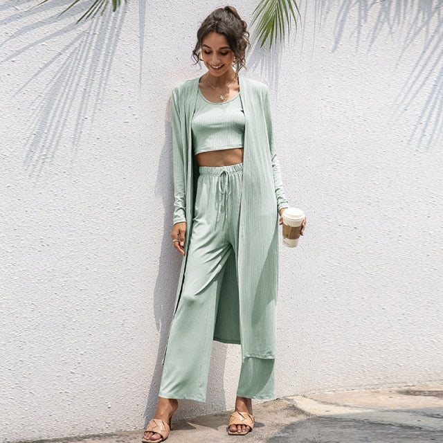 Three Piece Loungewear Set