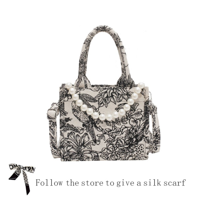 Jacquard Embroidery Shopper