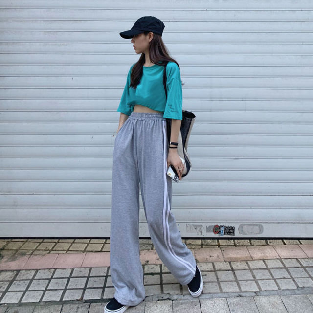 High-waisted Trouser Sweatpants