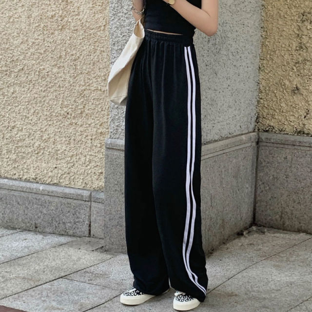 High Waist Trousers Sweatpants