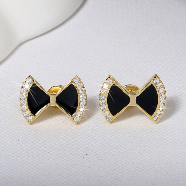 Zircon Stone Bling Earrings