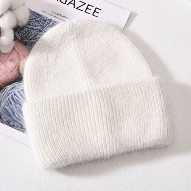 Fur Cashmere Beanie