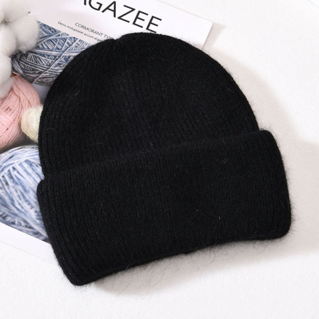 Fur Cashmere Beanie