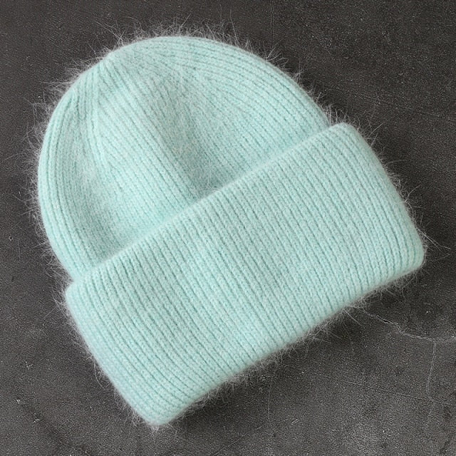 Fur Cashmere Beanie