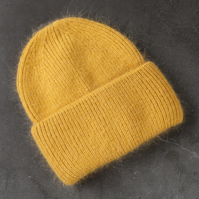 Fur Cashmere Beanie