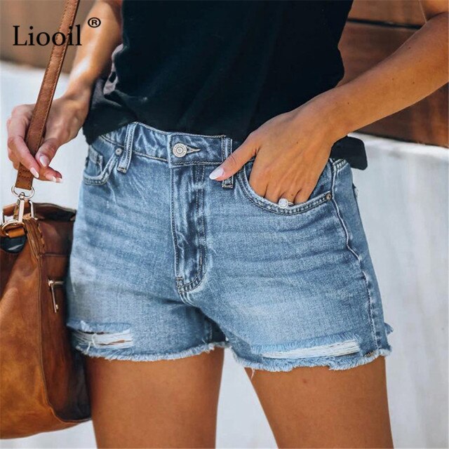 The wear anyway, perfect pair of distressed jean shorts